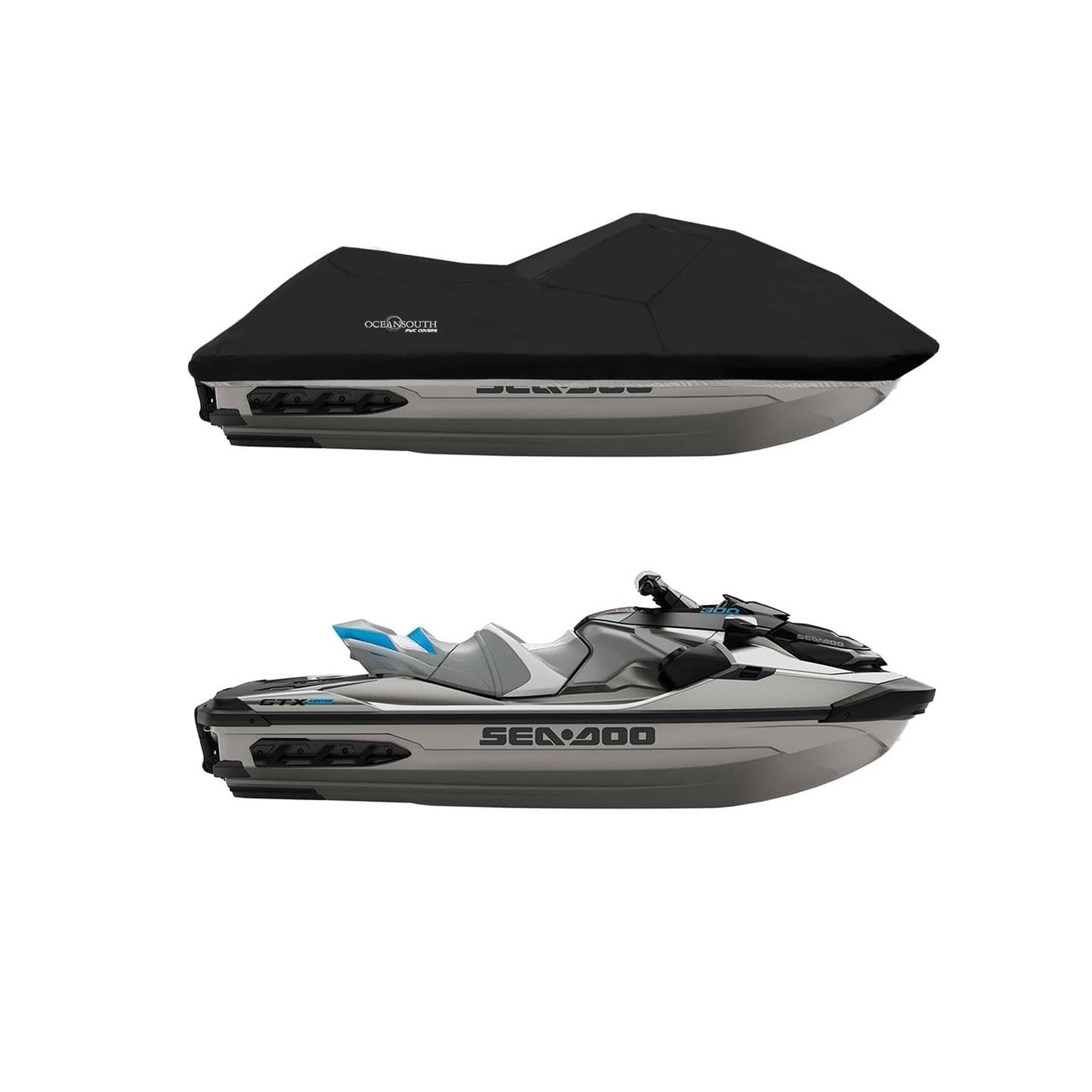 Oceansouth SEA-DOO GTX Limited 300 Jet Ski Cover – Custom Fit PWC Cover &#