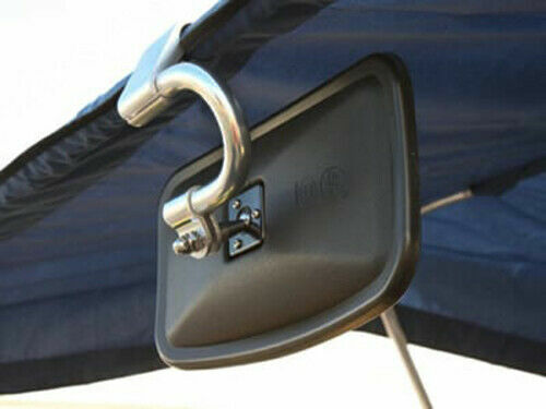 Indy Liquid Wakeboard Tower Bimini Top Mirror Anodized Clamp On Mirror Bracket
