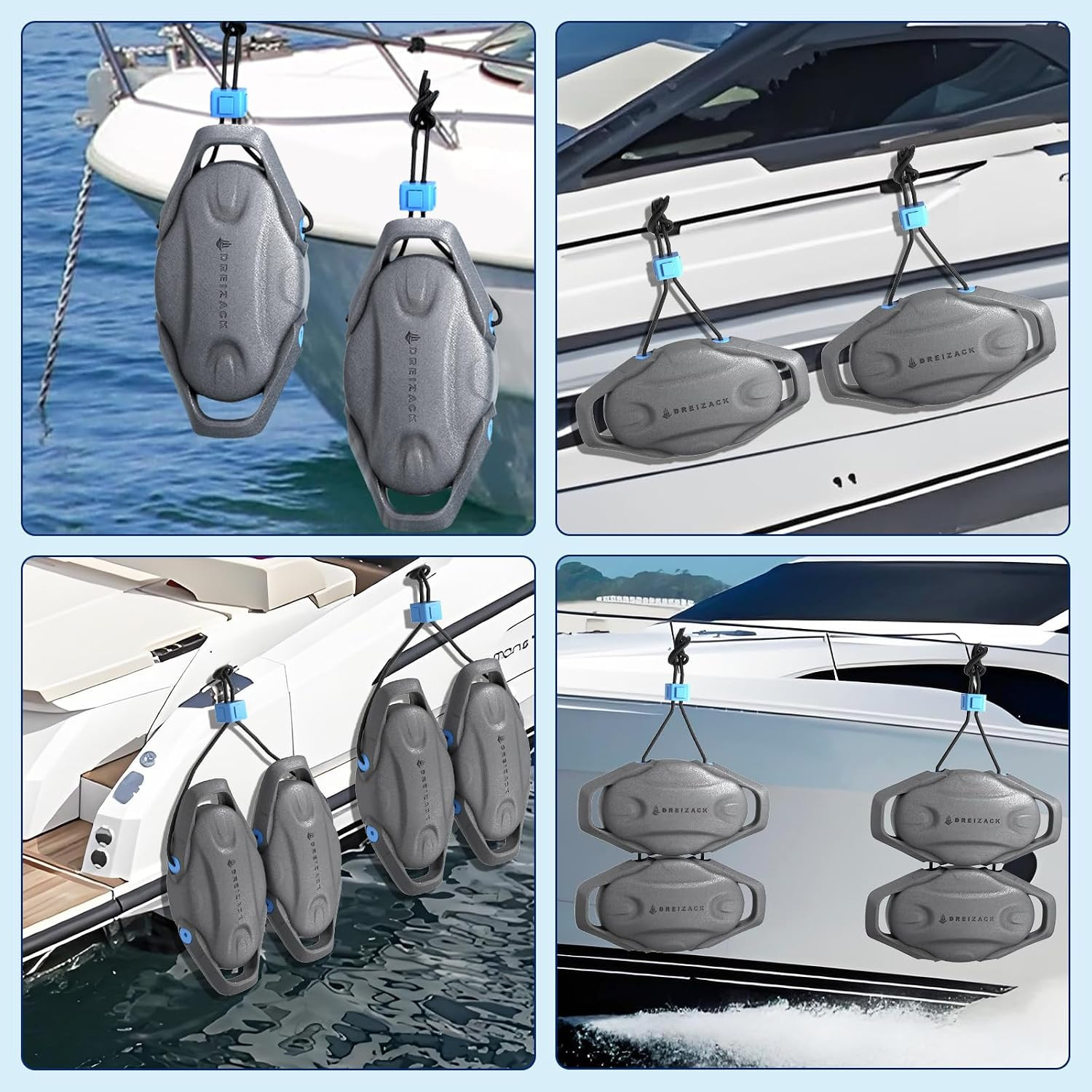 Boat Fenders, Boat Bumpers for Docking, Marine Pontoon Boat Fender Bumper for Do