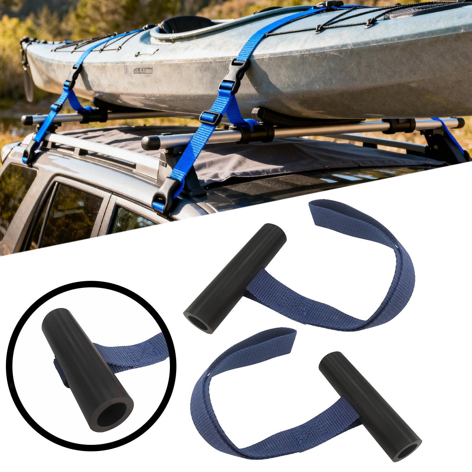 2x Quick Hood Loops Boat Sailing Transportation Kayak Tie Down Anchor Straps