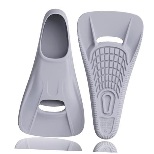 Swim Fins Adult Swim Training Fins for XS (US Male 3.5-5 US Female 4.5-6) Grey