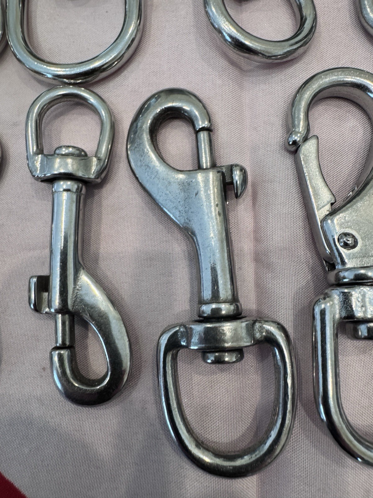 SCUBA BRASS OR CHROME CLIPS LARGE OR SMALL ONLY $15.00