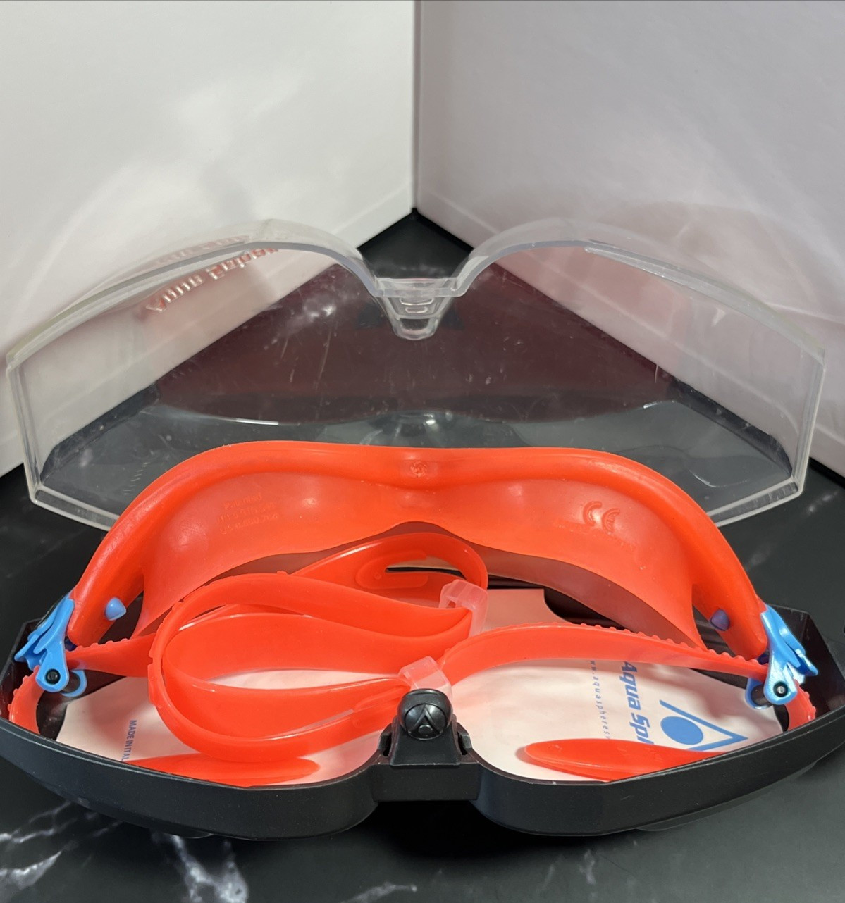 Swimming Snorkel Goggles CORAL Aqua Sphere SEAL KID Clear Lens Mask 175320