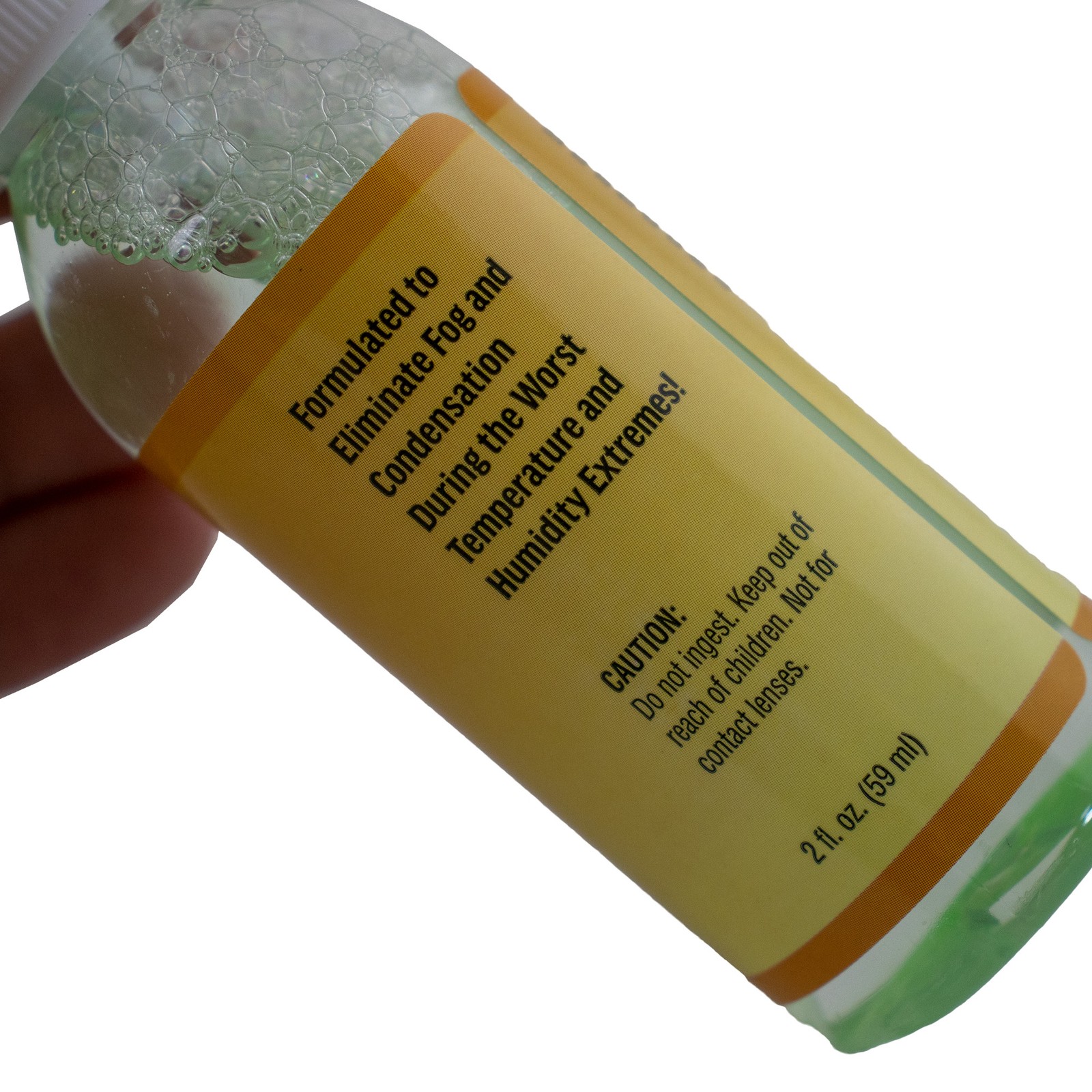 2 2oz Bottle of Birdz Anti Fog Spray for Glasses Swimming Paintball Diving