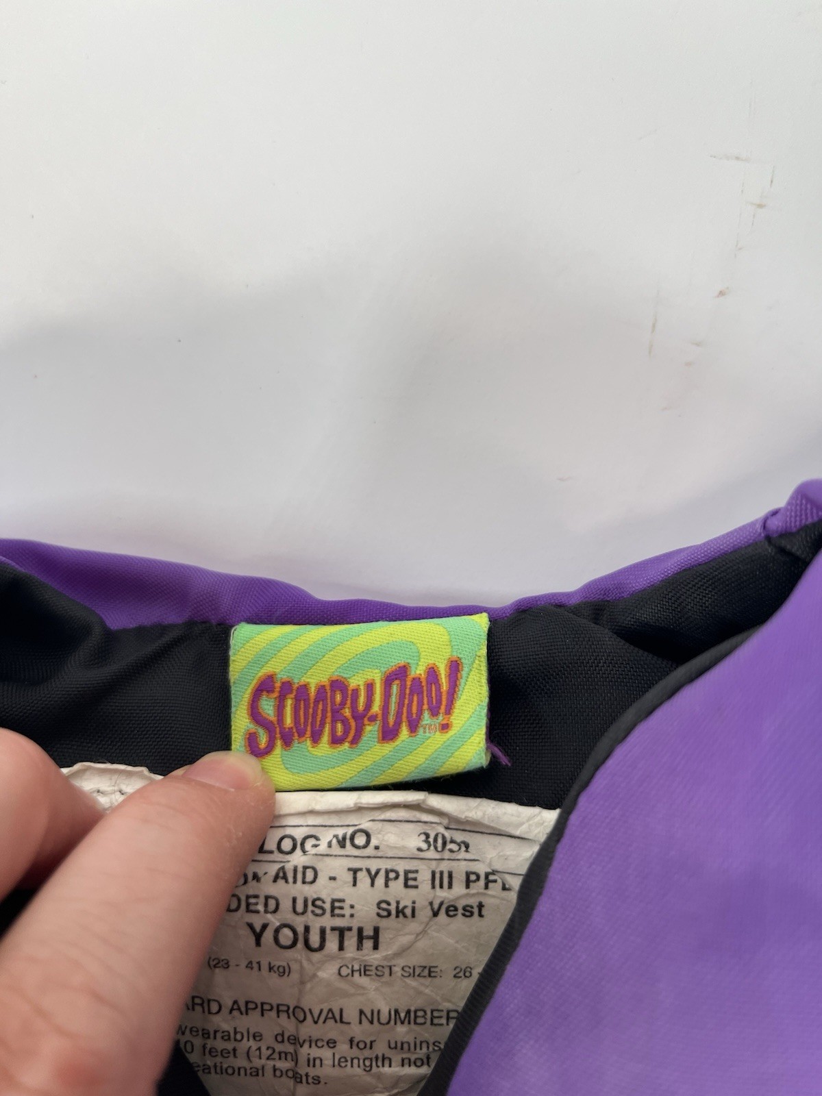 STEARNS SCOOBY DOO LIFE JACKET YOUTH 50-90 Lbs (26″-29″ Chest) Y2K Purple / Gray