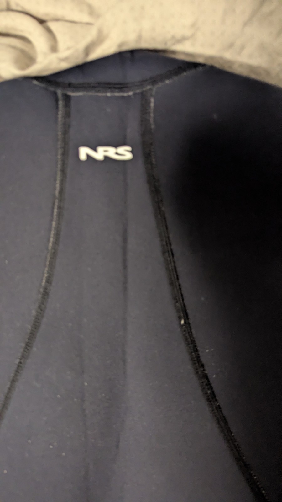 NRS HydroSkin Men’s Wetsuit Jacket Black Neoprene Size M Made in Thailand