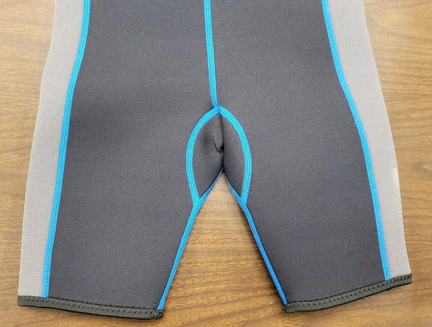 Well Path 3.5 CR Ex Stretch Neoprene Wet Suit Size 10 Black Gray Blue 3.5 mm