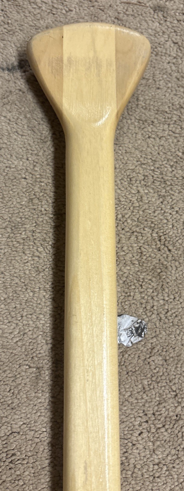 Vtg Feather Brand Canoe Paddle 46.5” Wood Caviness Woodworking Alabama USA