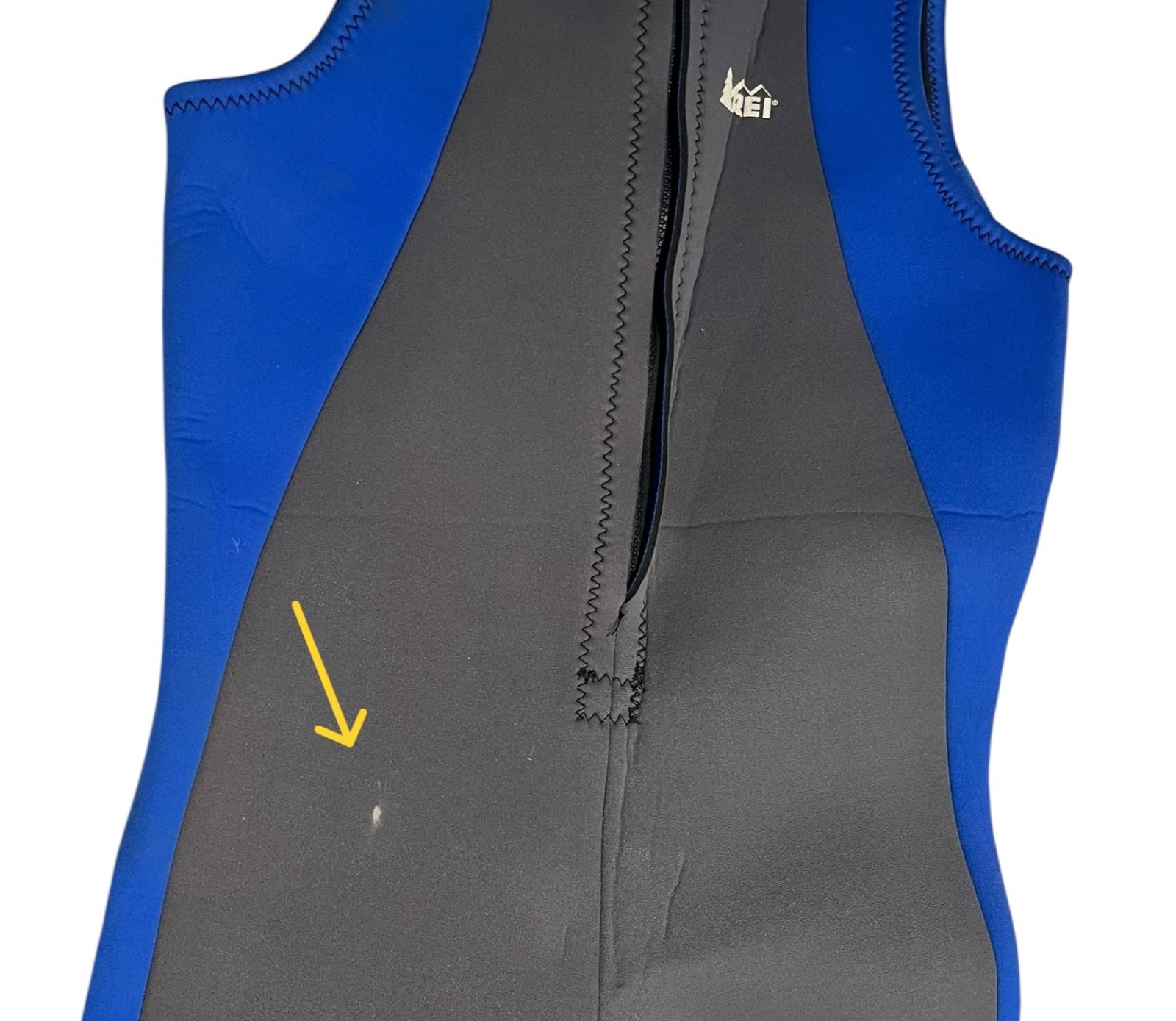 REI Blue/Gray Warm NEOPRENE FARMER JOHN WETSUIT Sleeveless Surf Beach Adult M