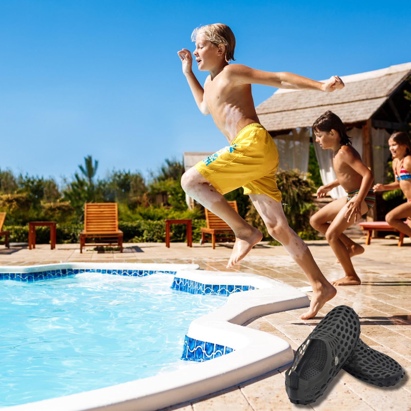 Kids Fast Dry Water Shoes, Swimming, Pool, Lake, Beach Slip On *USA Seller*