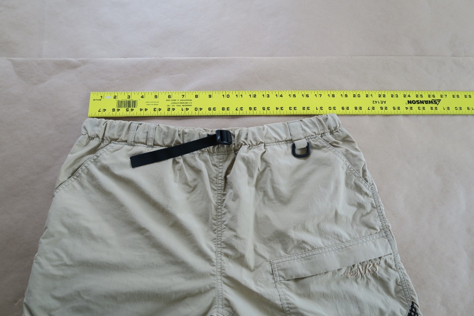 NRS Shorts, Large (L), Kayak Canoe Watercraft, Beige, Guide, VERY NICE!!!