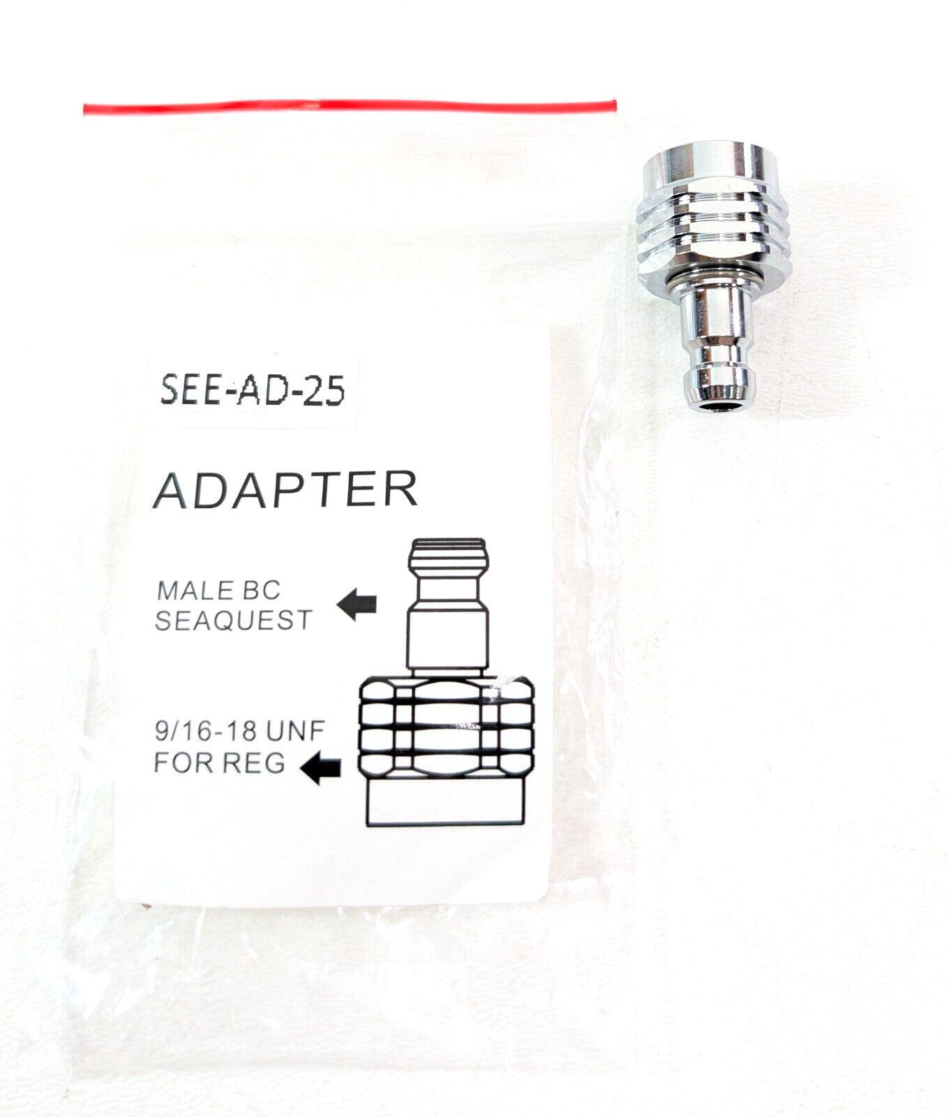 QD Quick Disconnect Hose Male Adapter for all 2nd Stage Scuba Diving Regulators