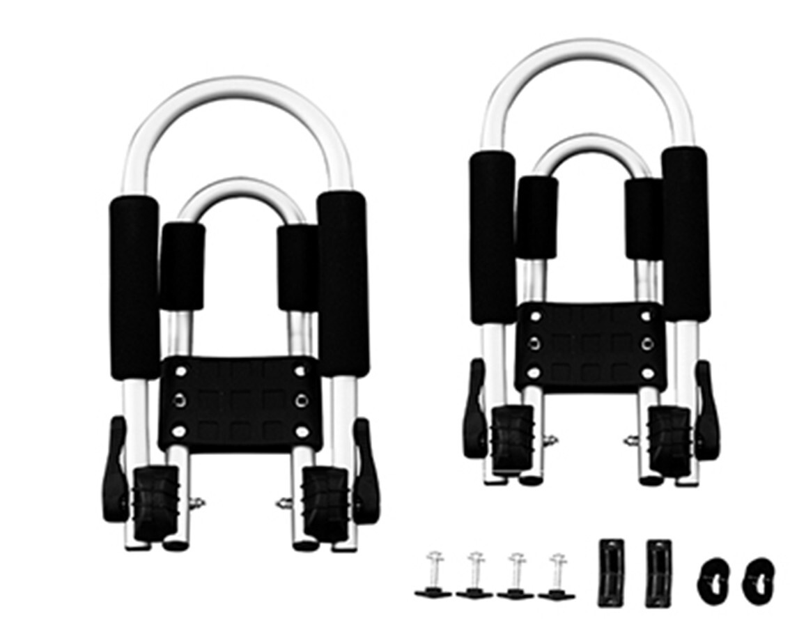 Aluminum J-bar Foldable Roof Rack For Kayak Canoe SUV Truck Top Mount Carrier