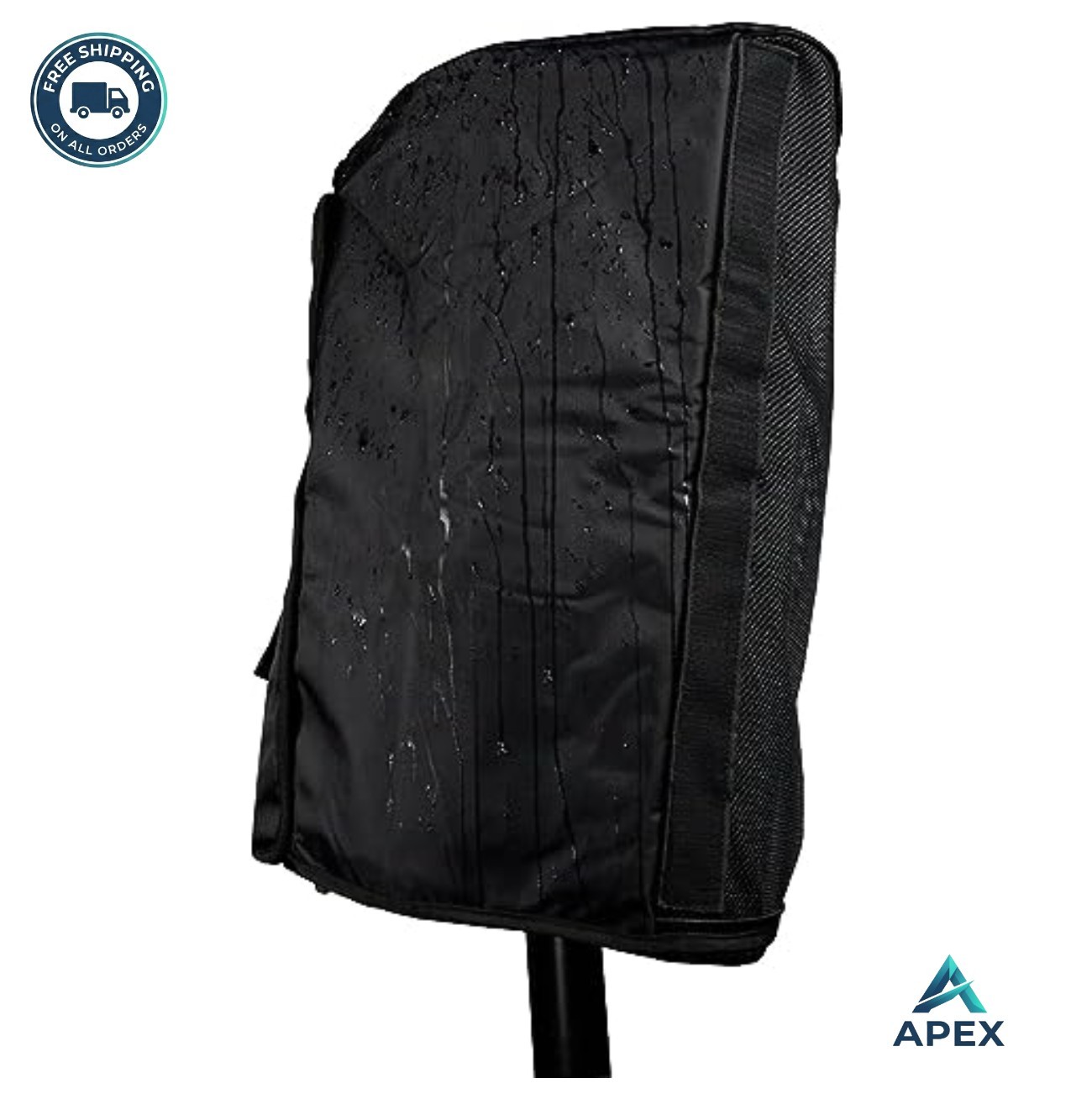 Speaker Cover Outdoor Nylon Fabric Water Resistant Vented Removable Amplifier