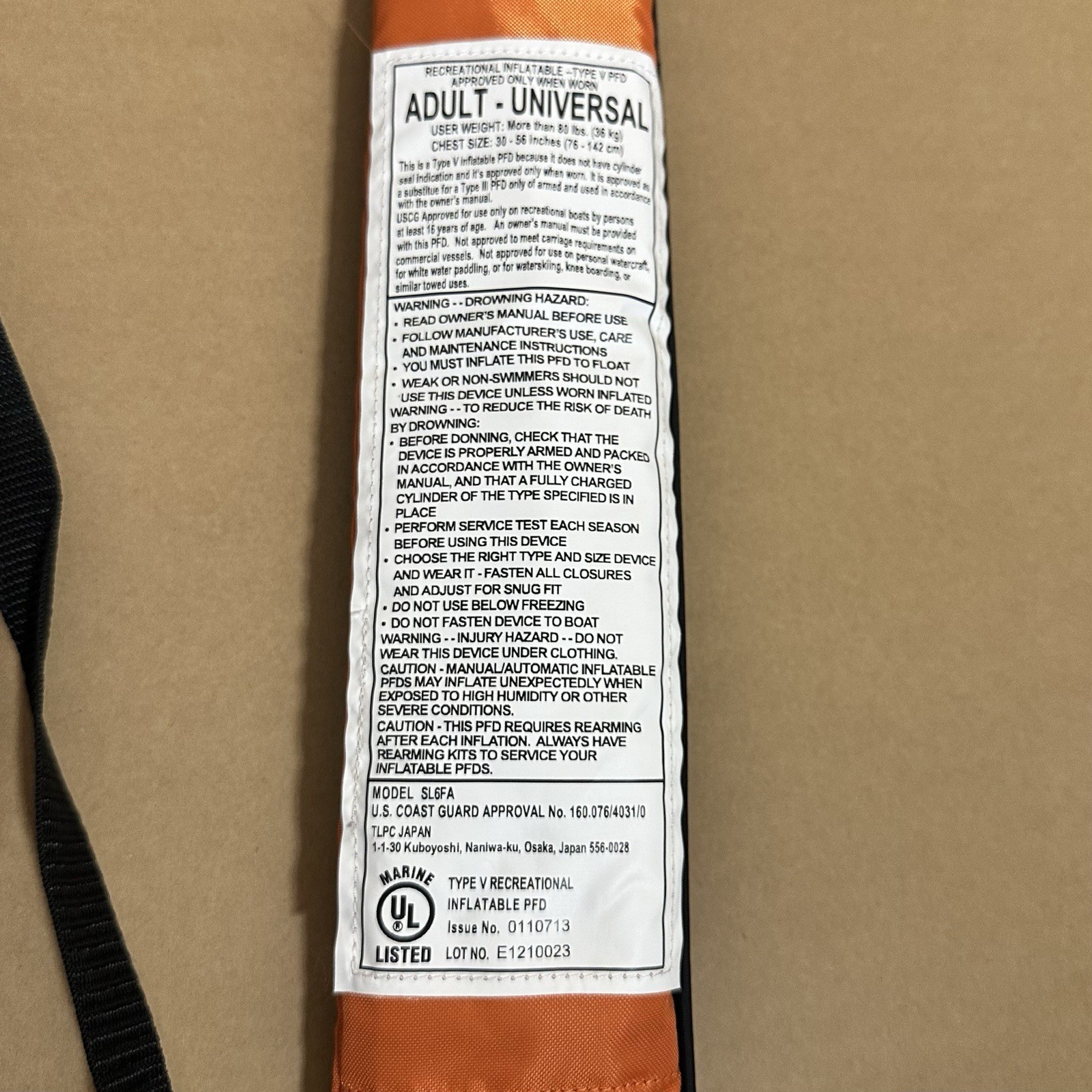Havasu USCG Approved, Inflatable Life Jacket Vest, Automatic/Manual PFD, 24G CO2