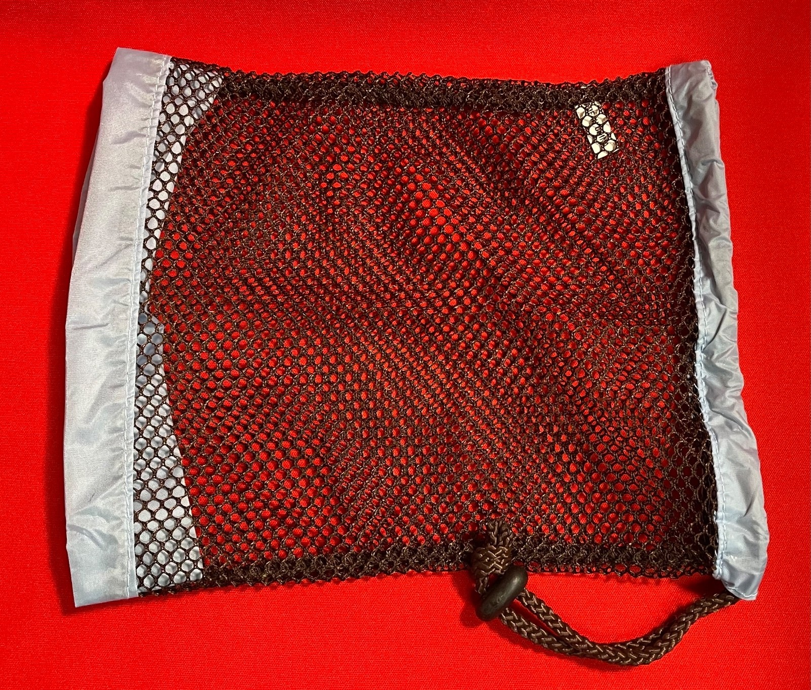 Mesh Drawstring Bag Organizer Laundry Baby Pouch Accessories Reusable Bag 9×7.5”