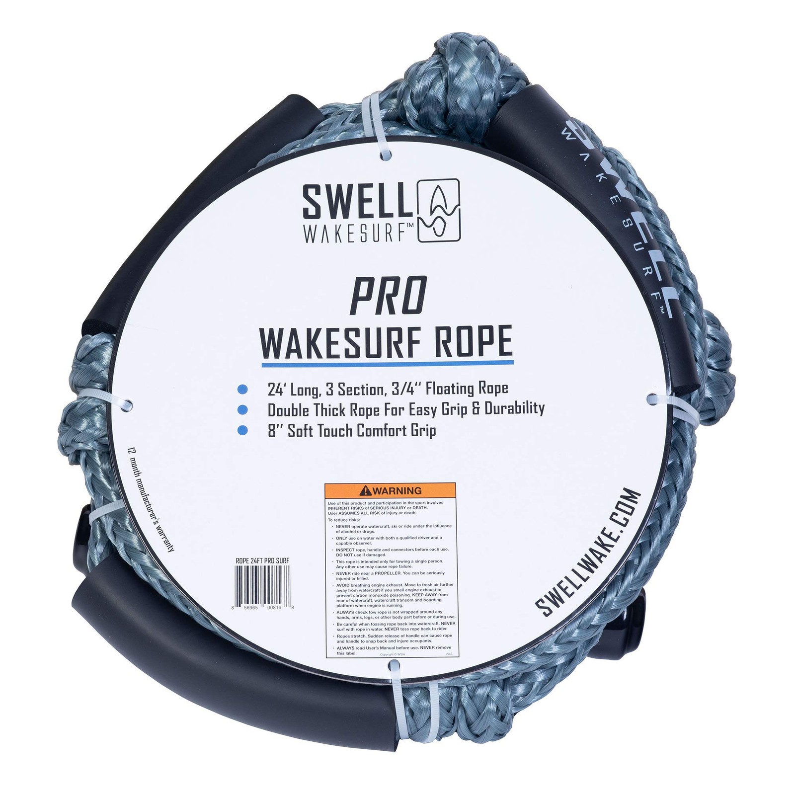 Swell Pro – 24 3 Section 3/4 Line Grey Prorope