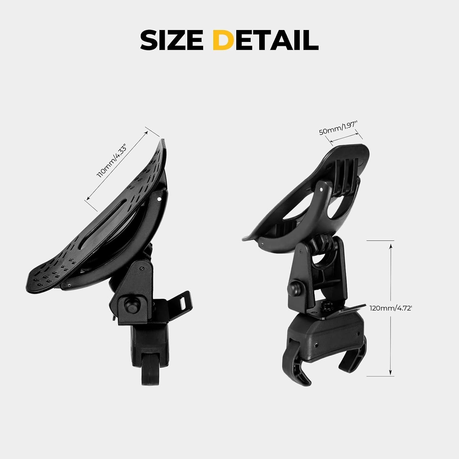 BougeRV Crab Kayak Roof Rack Saddles, Universal Crab Roof Mount Kit for Car SUV