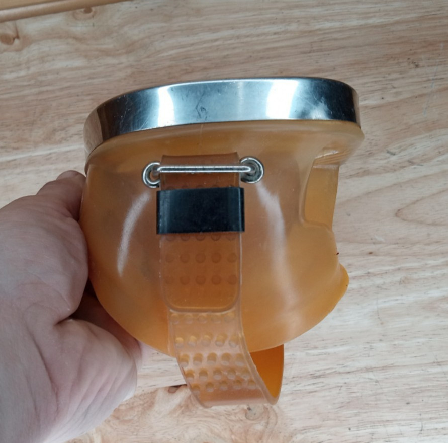 Vintage US Divers Aqualung Atlantis Scuba Diving Mask Tempered Glass USA
