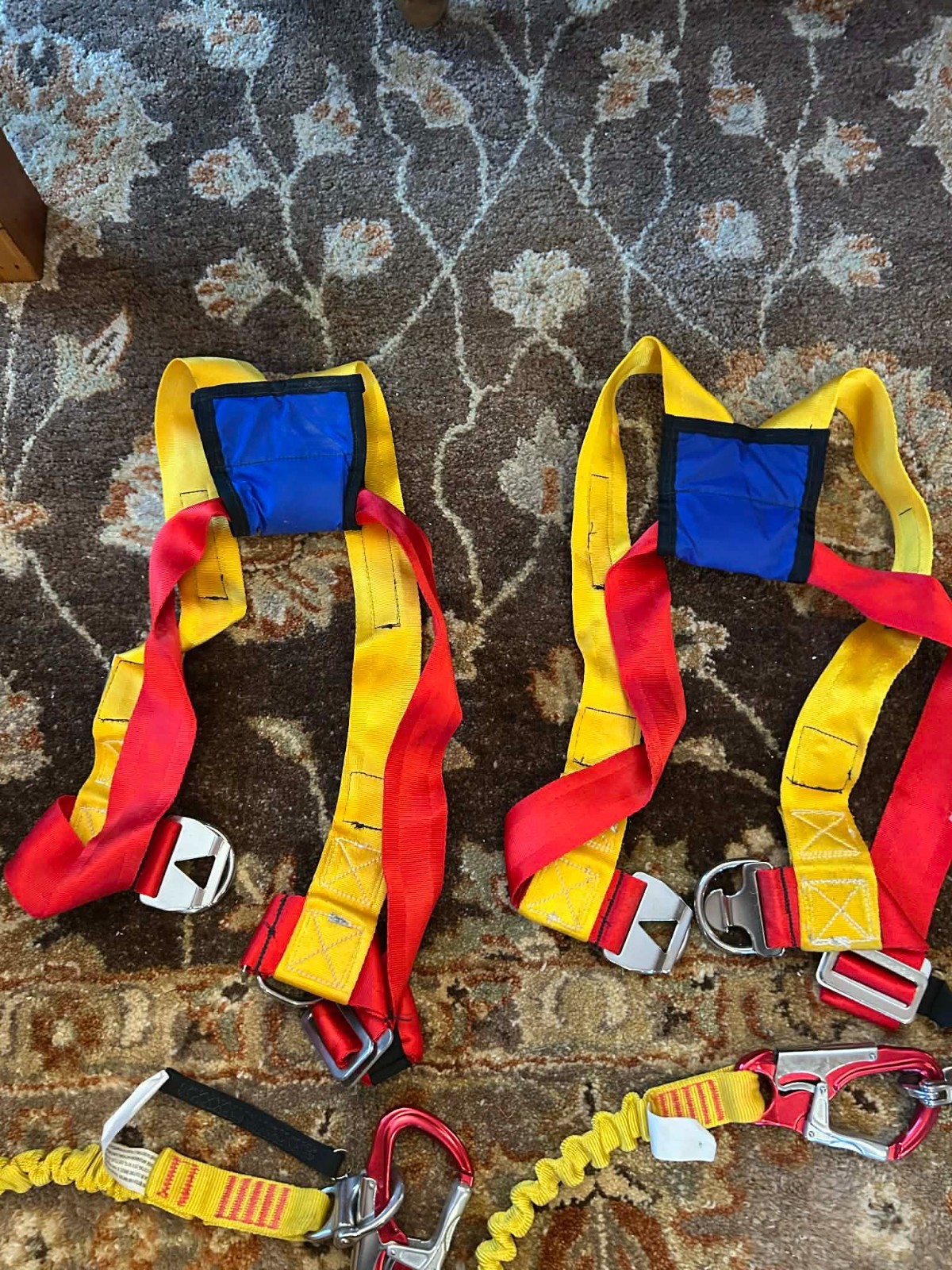 Two Stearns Sailing Harness medium large + Two Kong Italy Elastic Tether Single