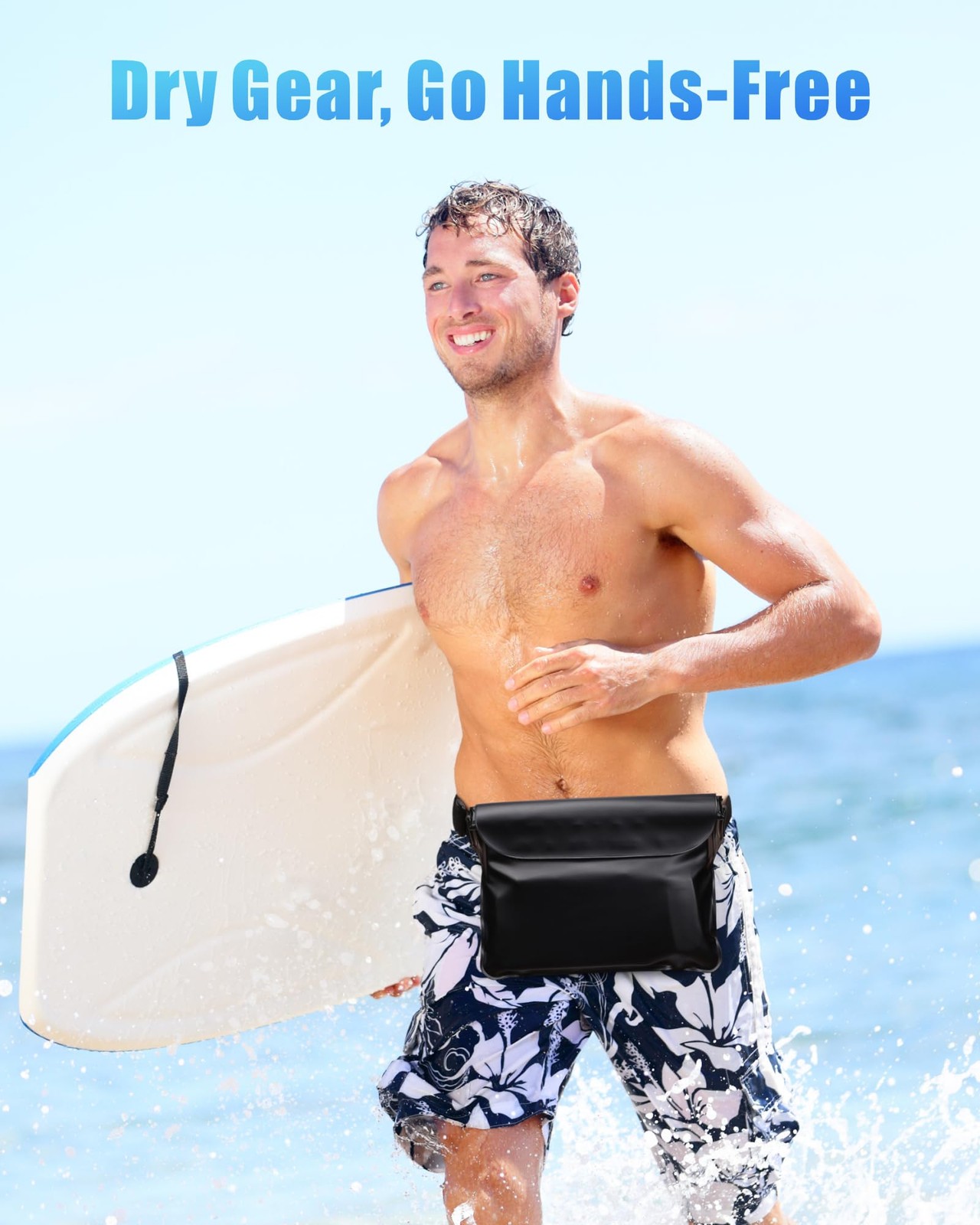 F-color Waterproof Fanny Pack – Cruise Essentials 2026 – Small, 1 Pack,Black