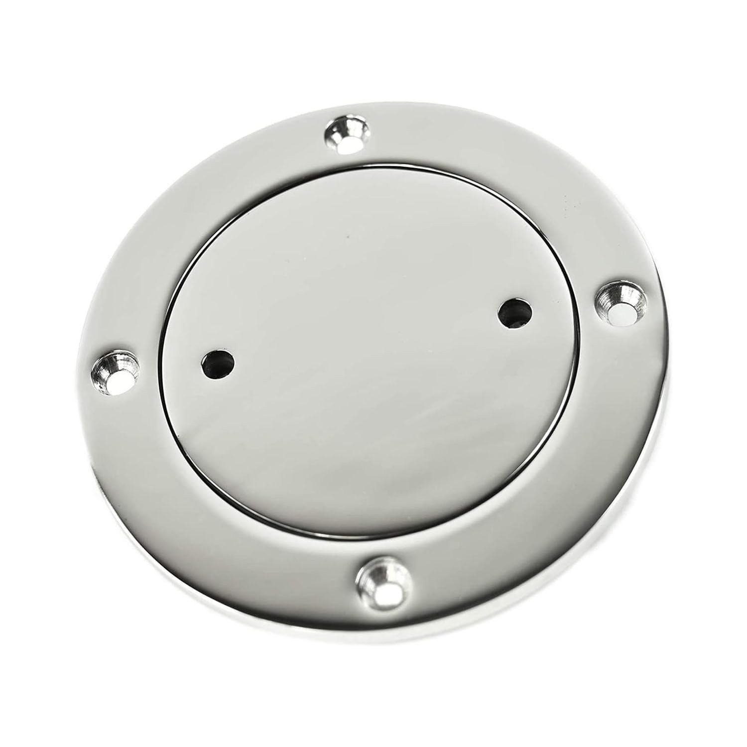 MARINE CITY 4″ Deck Inspection Plate with Rubber O-Ring 316 Stainless Steel Boat