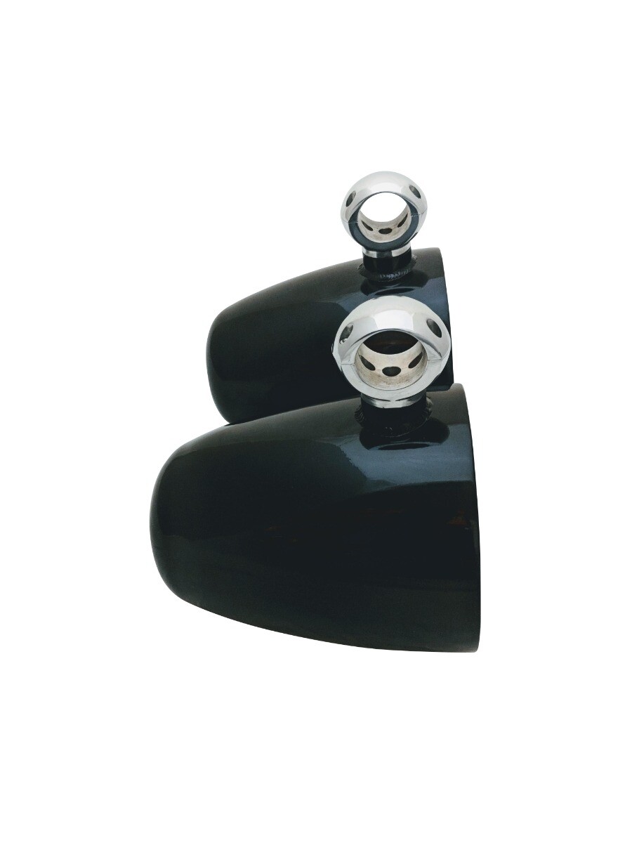 Krypt 8″ Wakeboard Tower Speaker Cans, Empty Pods, Clamps – Polished or Black