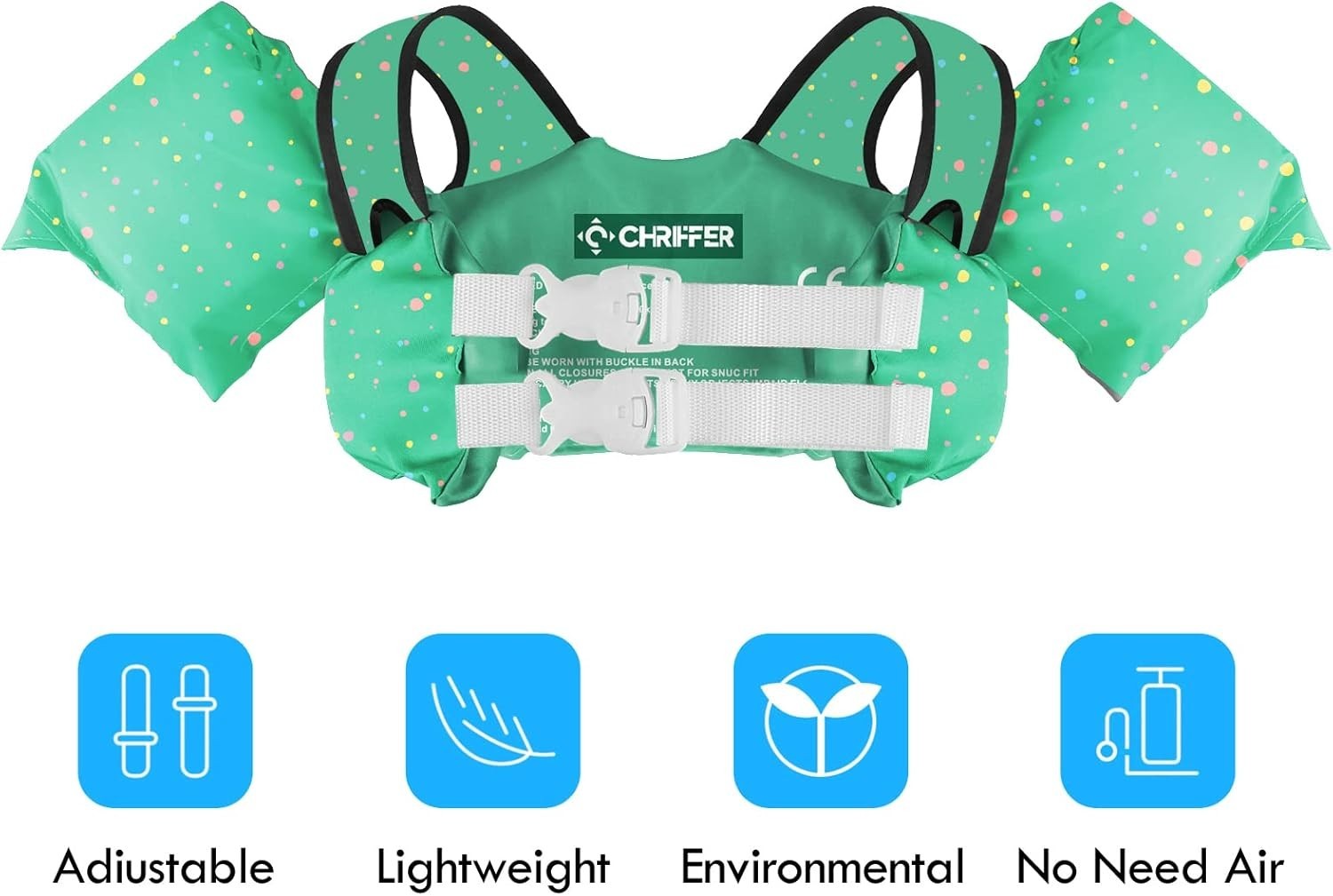 Kids Swim Vest Life Jacket for 30-55 Pounds Boys and Girls 2-7 Toddler Floaties