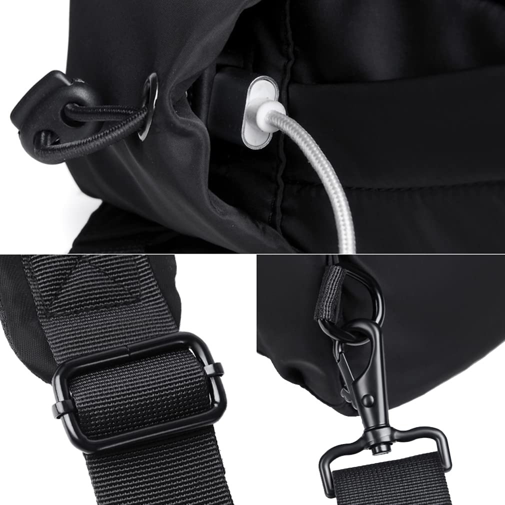 Casual Sling Bag 18.5cm(W)x8cm(D)x30cm(H) (7.28″x3.14″x11.81″), #24black