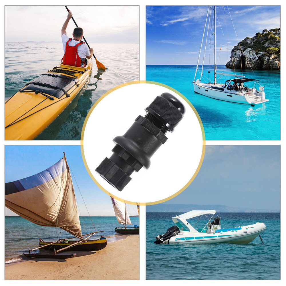 3 Count Kayak Safety Flag Base Pole Holder Stand Flagpole