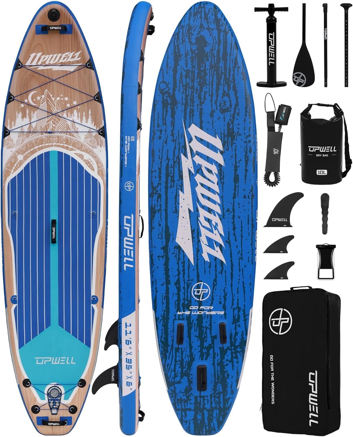 Durable 11’6″ SUP Package for Water Adventures