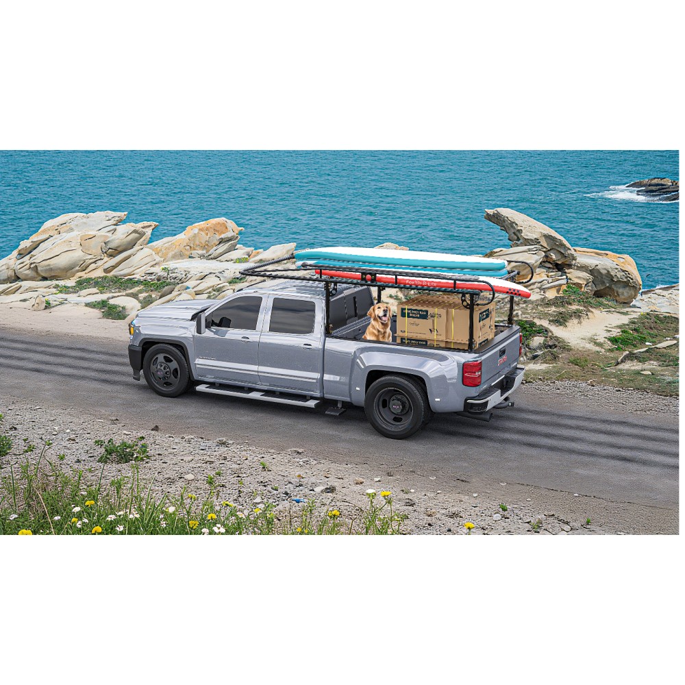 Universal Steel Over-cab Truck Bed Rack Contractor Pickup Lumber Full Size Rack
