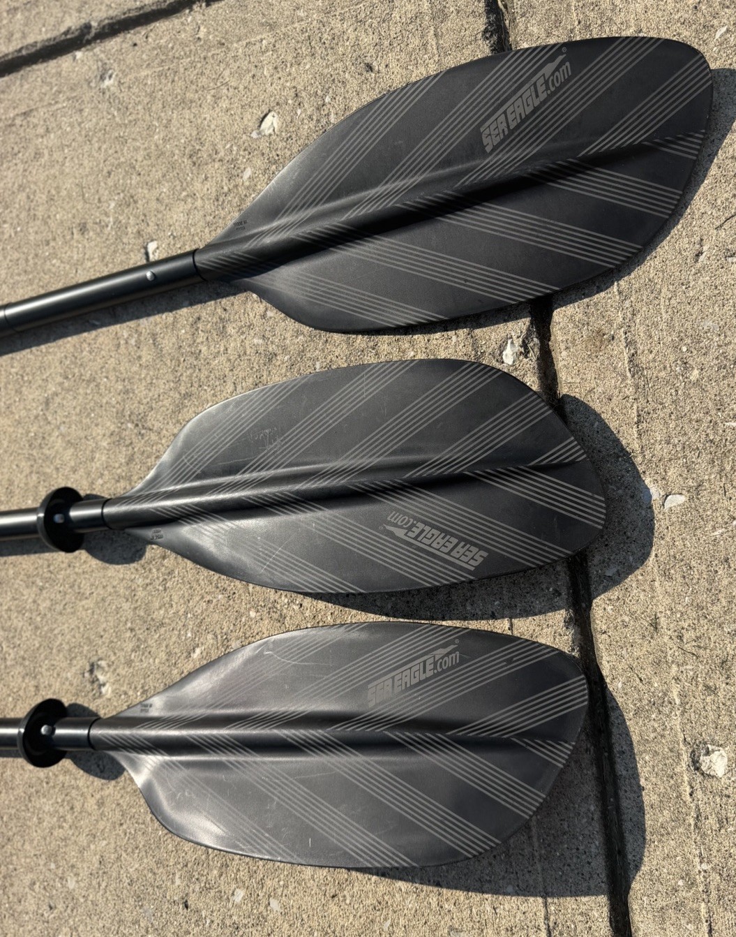 Sea Eagle Classic 465ft 3-Person Fast Track Inflatable Kayak Canoe Boat Raft