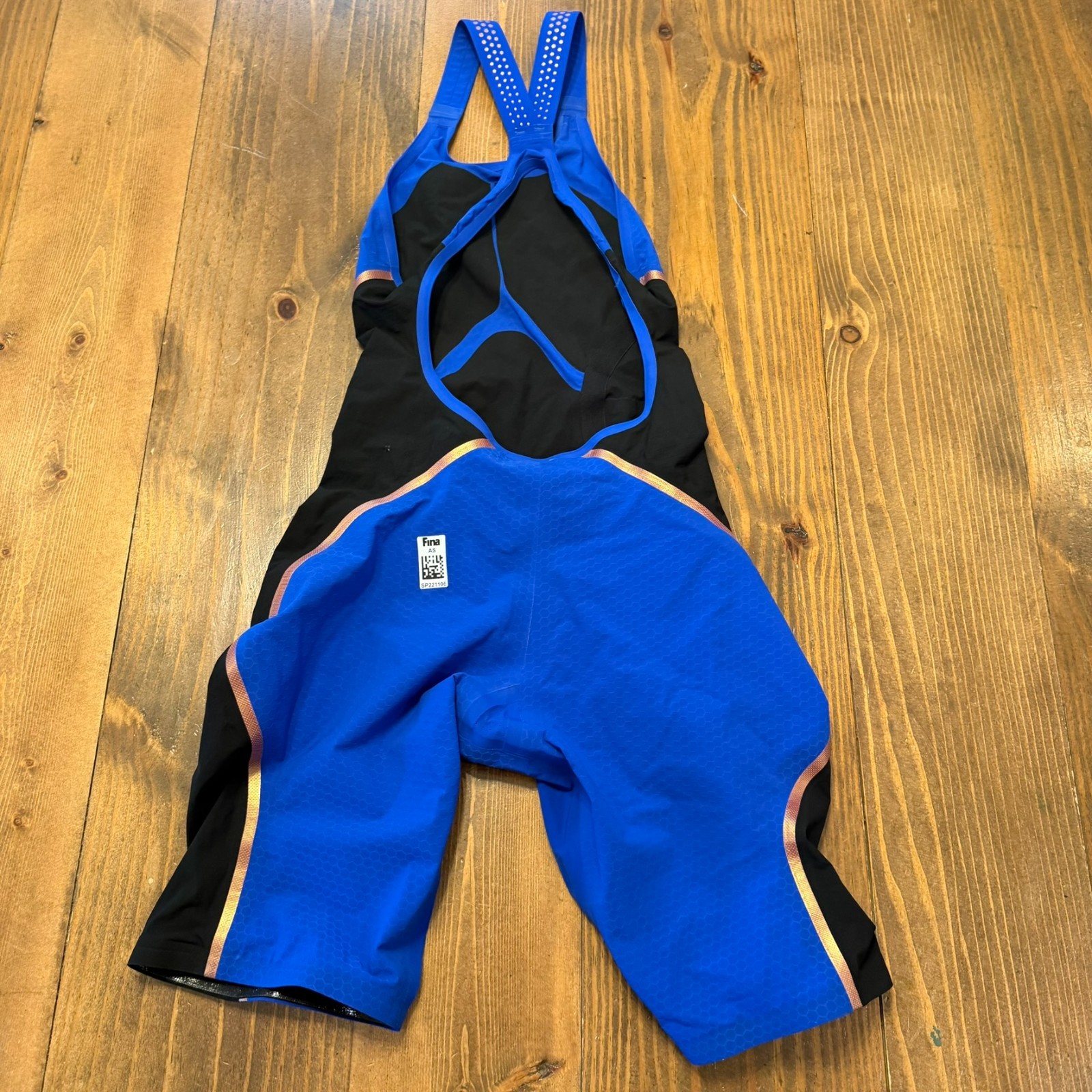 Speedo Fastskin LZR Pure Intent 2.0 Kneeskin Open Back Womens 25 Blue *READ*