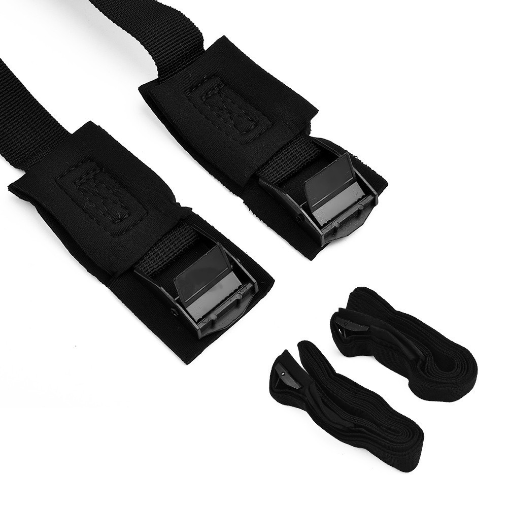 1Pair Locking Tie-down Straps Surfboards, Kayaks Car Roof Rack Cam Buckle 9.8Ft