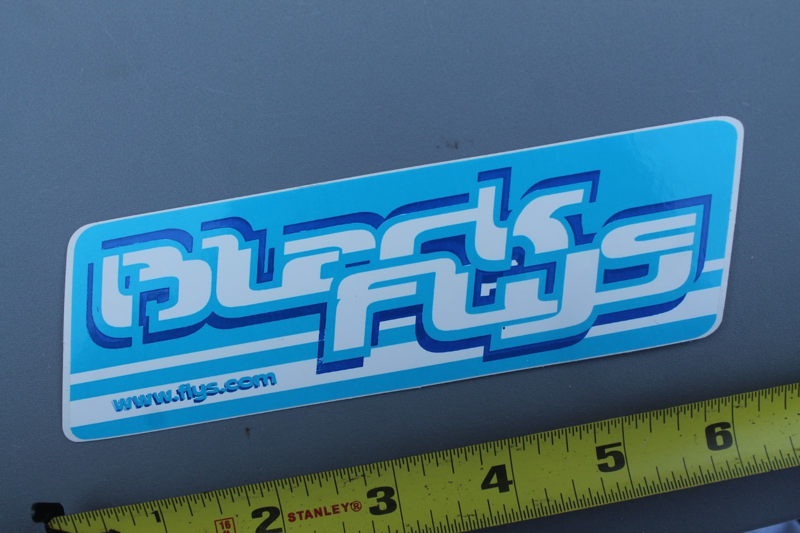 BLACK FLYS Sunglasses Blue White Punk Graffiti OG BF3 Vintage Surfing STICKER