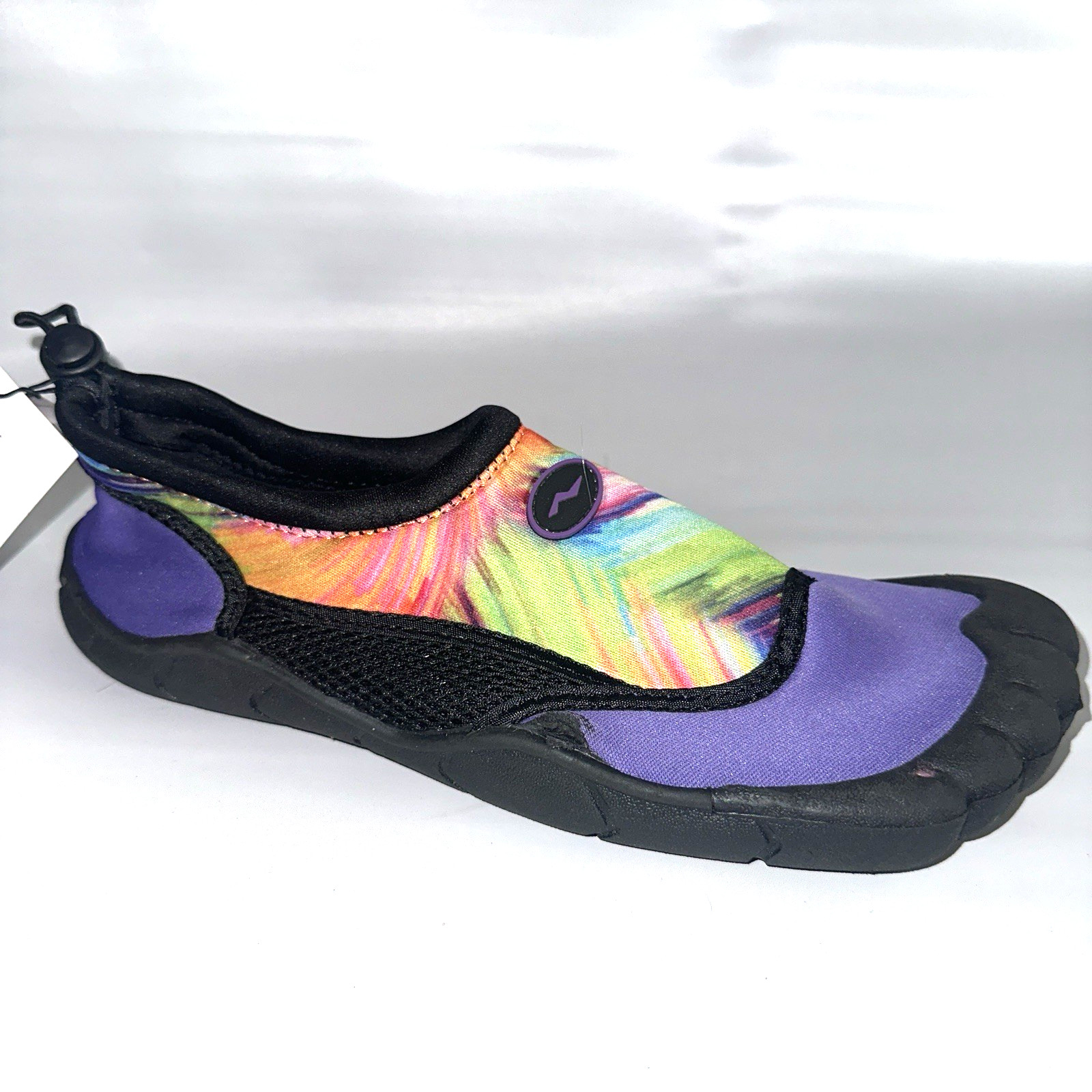 Norty Footwear Size 10 M Black Purple Womens Water Shoes New NWT