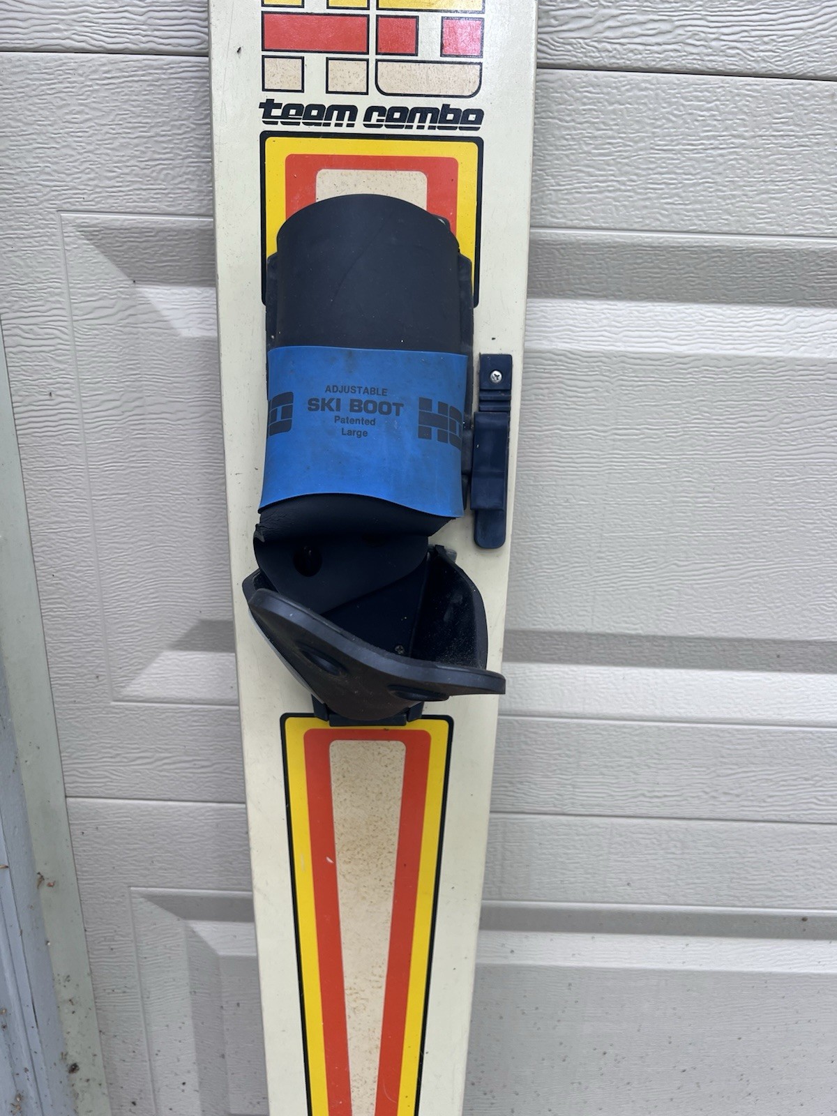 Vtg Water Bindings Boating Ski Team Combo Ho Boating Skis Coat Rack Wall Art