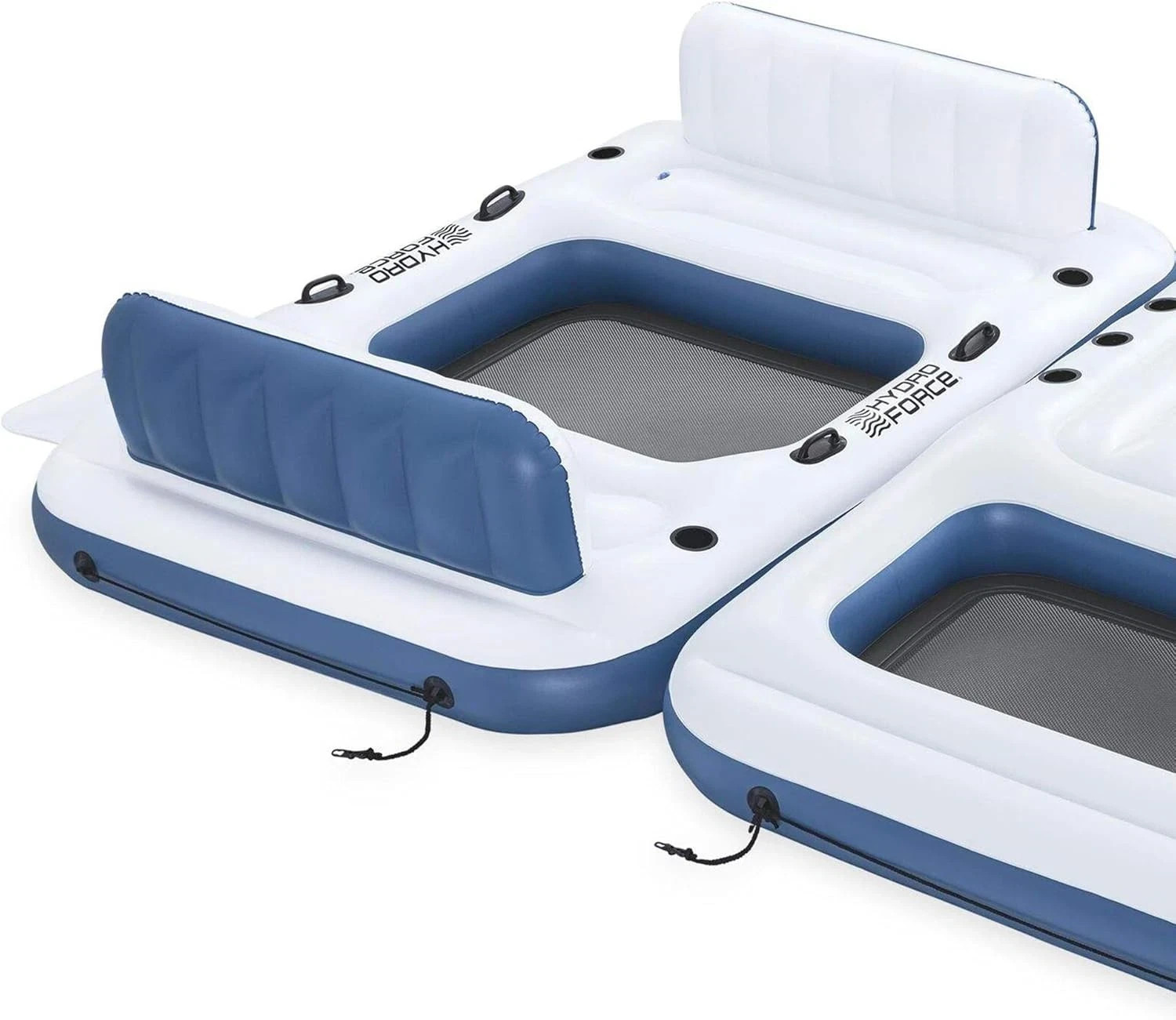 Giant Inflatable Floating Party Island Lounge 8 Person Lake Raft Platform Cooler