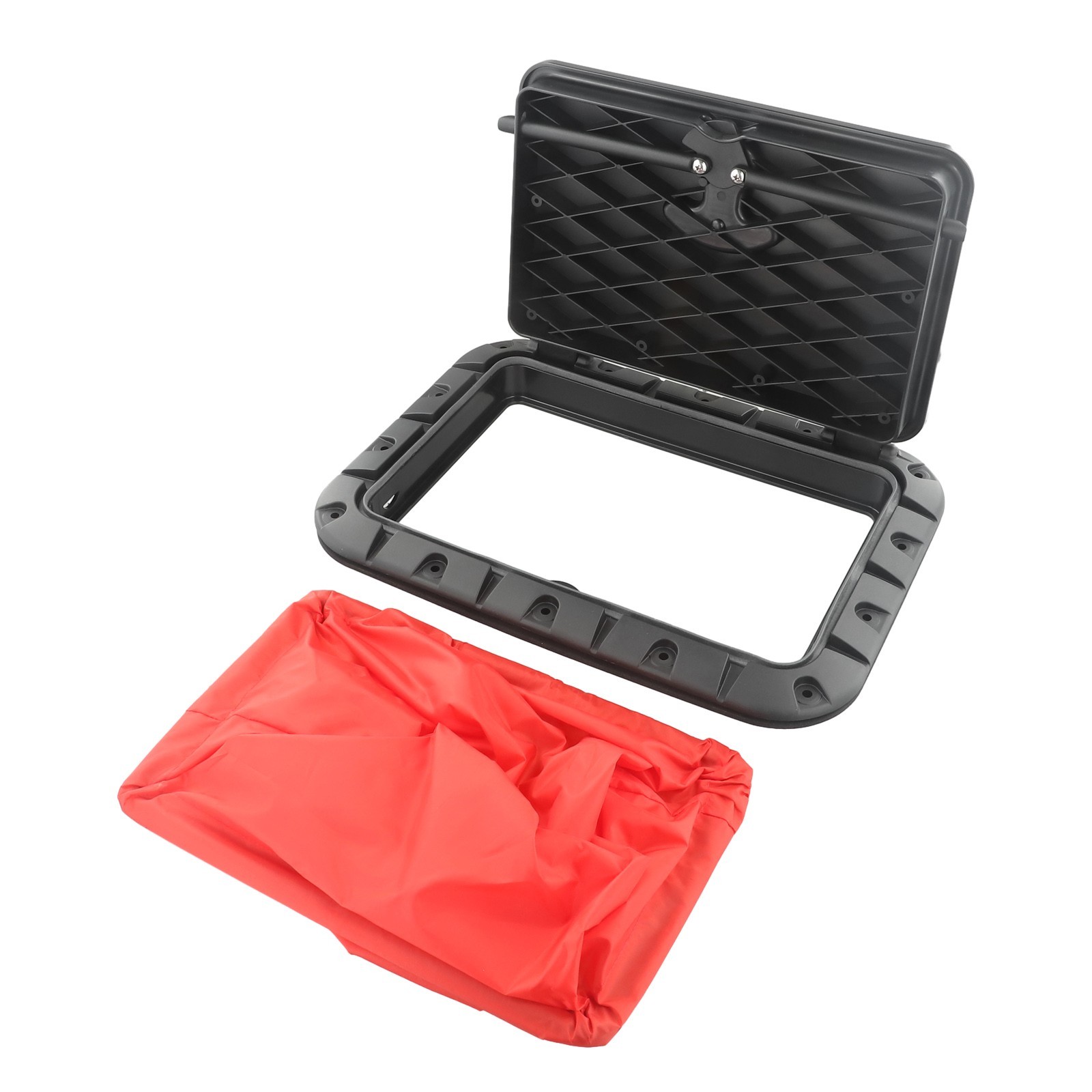 1piece Marine Deck Plate Square Hatch for pull Out Handle Hatch For