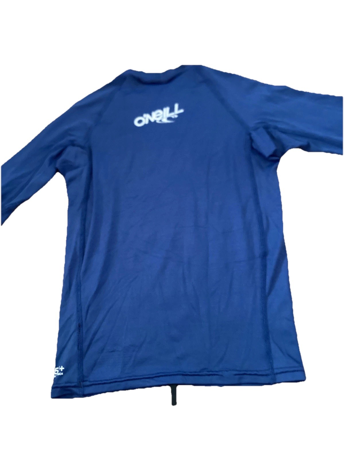 O’Neill Blue Gray White Long Sleeve Rash Guard 50+ UV Kids Size 14 *See Descrip*