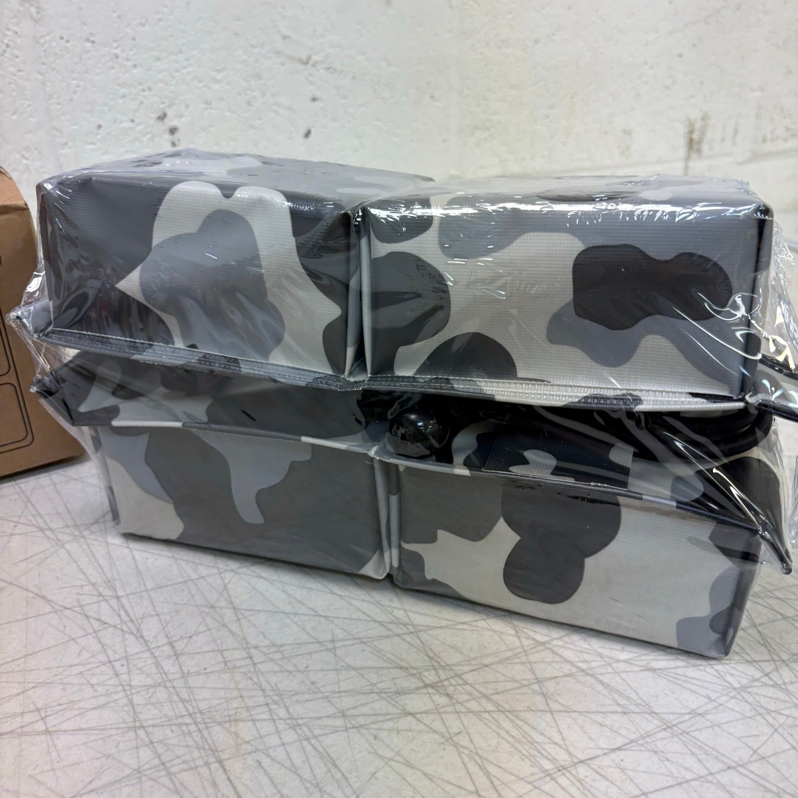 2 Pack – PWC Fender Bumpers 14x6x3.2″ Jet Ski Dock Bumpers w Cords – Gray Camo