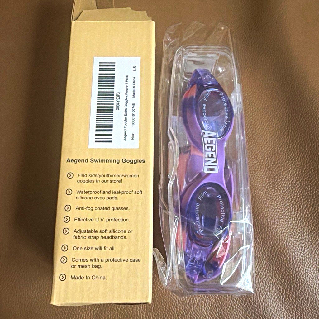 Aegend Swim Goggles Purple Protective Film MPN X00XMB392B