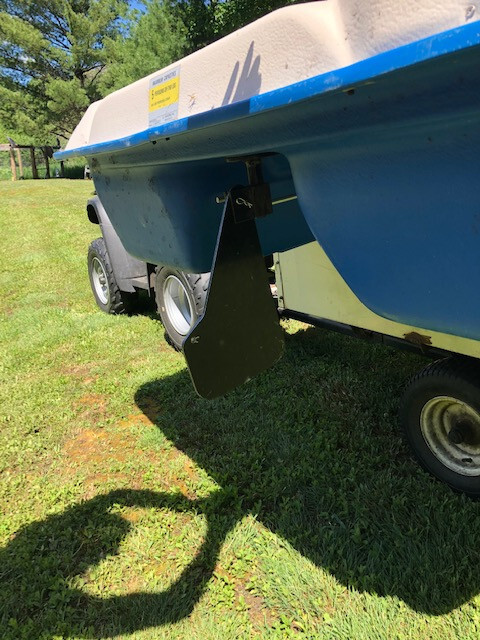 Sundolphin Paddle boat Rudder Kit OEM Pedal Boat 2, 3, or 5 seater SS Pin Incl.