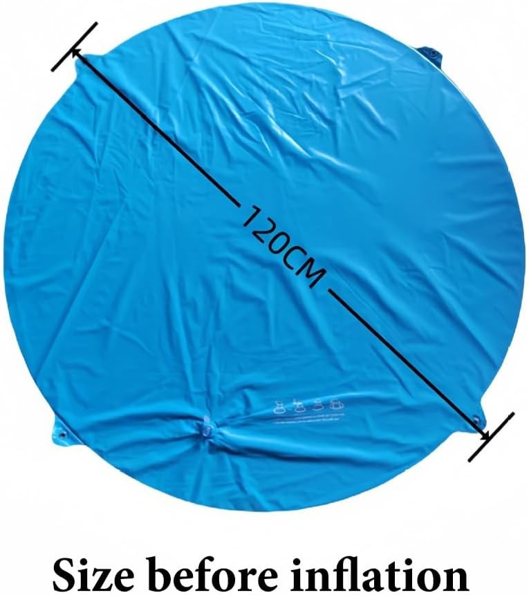 2 Pack Pool Air Pillows for Above Ground Pools, 4 Ft Winter PVC Pool Cover Air