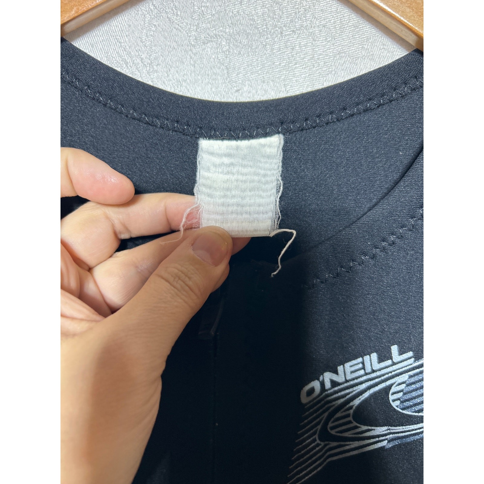 O’Neill Full Wetsuit Black Gray Sleeveless Long Pants Zip Ankles