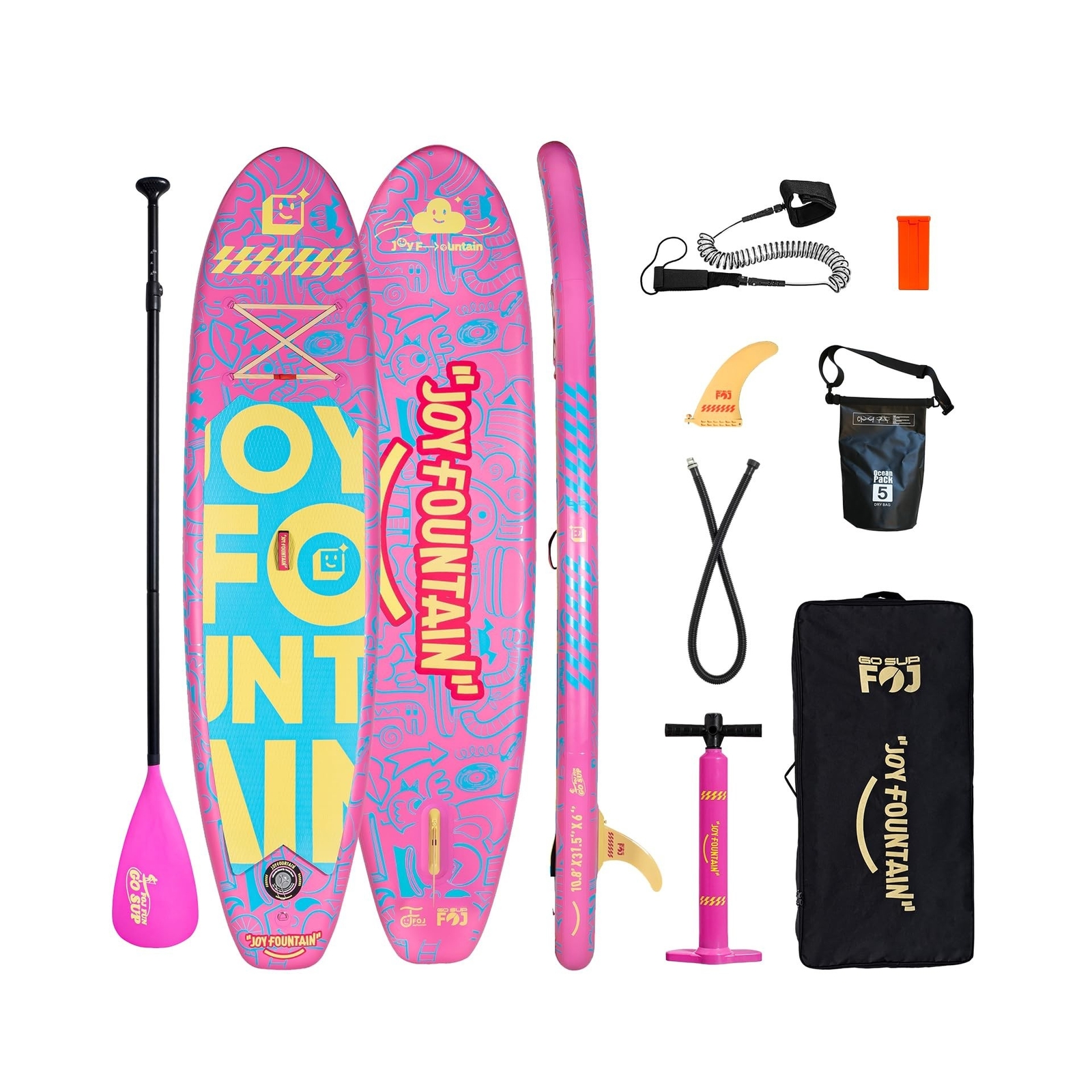 Inflatable Paddle Board,10.8’x31.5″x6″ Stand Up Paddle Boards,Premium SUP Boa…