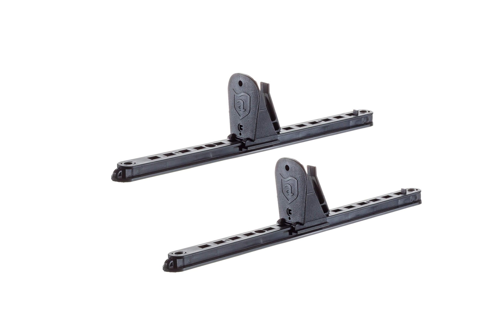 Attwood 11940-2 Universal Adjustable Kayak Foot Pegs/Foot One Size, Black
