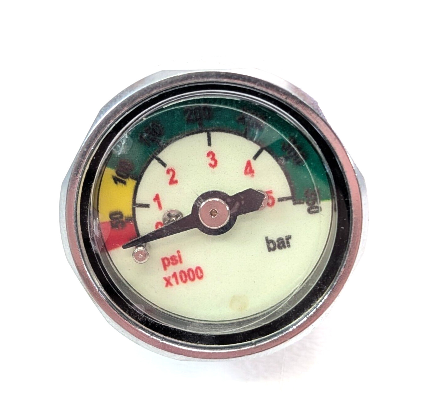 5000 PSI Scuba Dive Pressure Gauge SPG Pony Bottle Air Tank Mini Compact 7/16″
