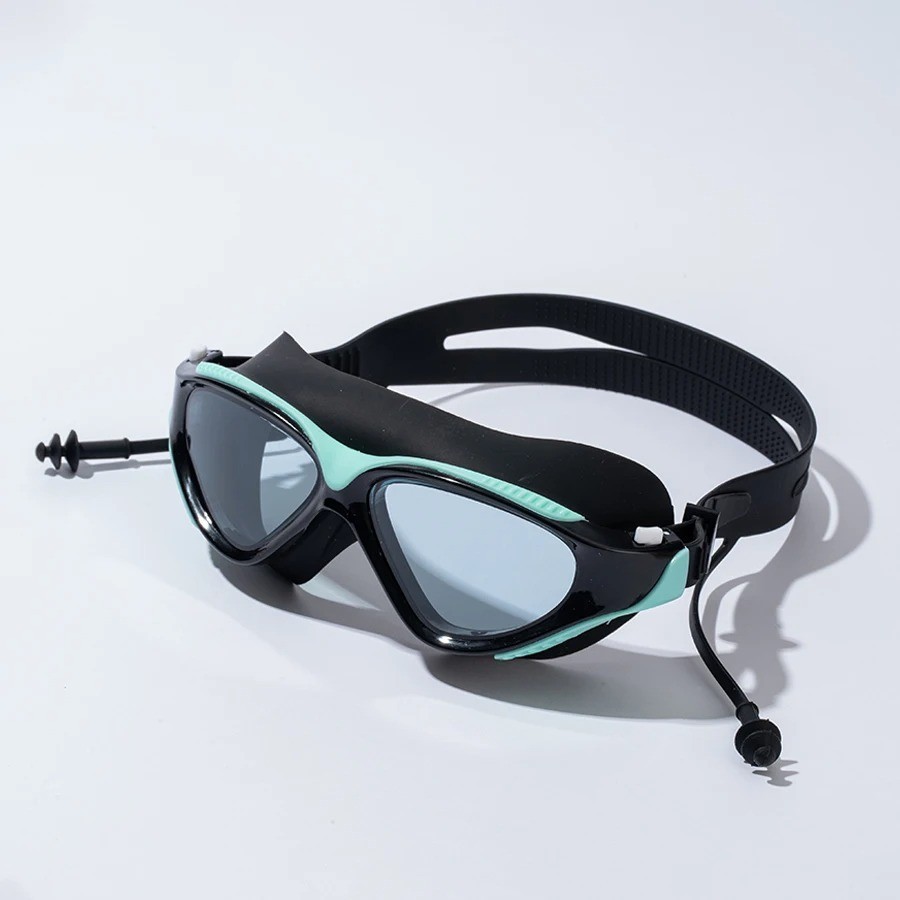 Wide View Clear View Swimming Goggles for Adult, Anti-Fog UV Protection No Leak